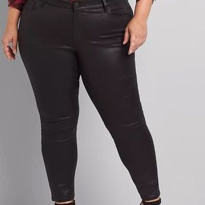 Ponte Coated Skinny Pant